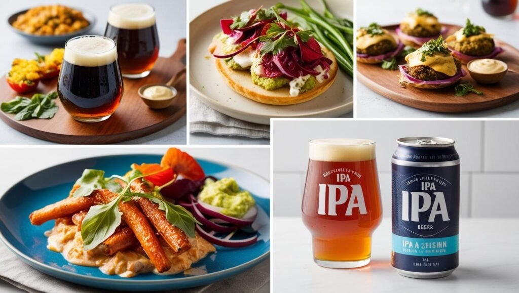 Possible ideas of food pairings with an IPA beer