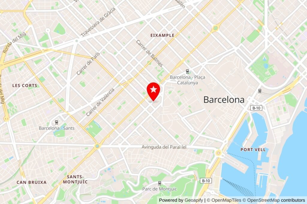Location: Carrer de Sepúlveda, 164, L'Eixample, 08011 Barcelona, Spain