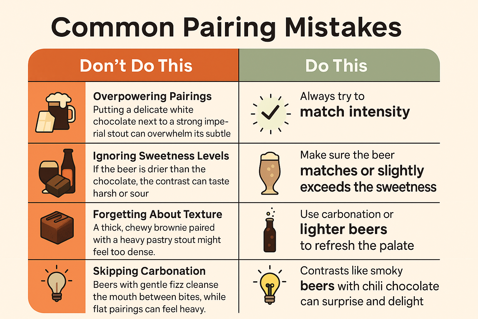 Don’t Do This” vs. “Do This” split design