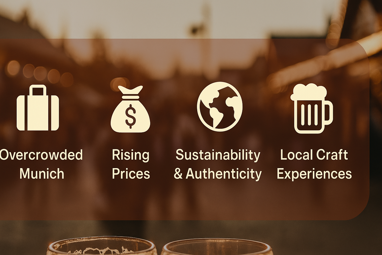 Infographic showing four reasons to visit other European beer festivals beyond Munich.