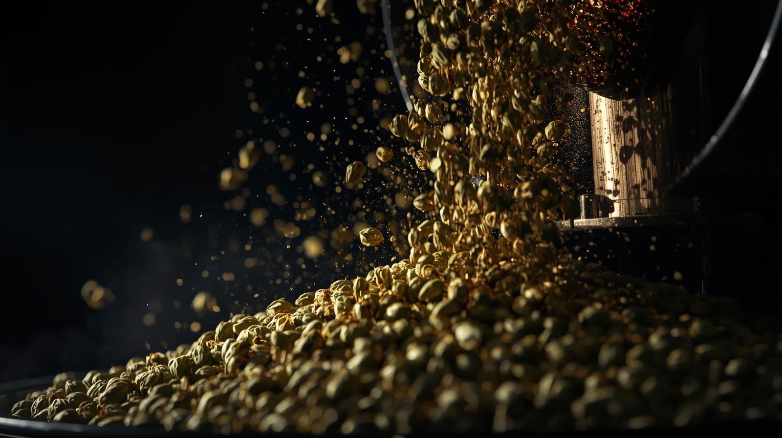 Dry hopping process for a West Coast IPA.